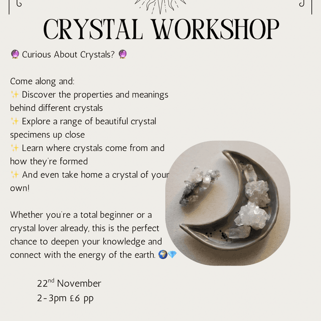 Crystal workshop 